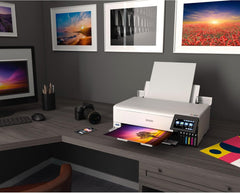Wireless Wide-Format All-In-One Ink Tank Printer, Color Printer with Scanner & Copier for Home Office