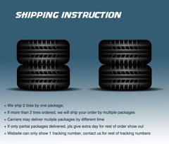 Set of 4 ST205/75R15 10-Ply Load Range E Steel-Belted Radial Trailer Tires with Scuff Guard