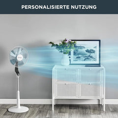 Rowenta Turbo Silence Standventilator, 45 dB(A), 72 m³/min Luftstrom, 4 Geschwindigkeiten, Silent Night & Turbo Boost, 120° Oszillation,