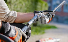 28cc 2-Cycle 20-Inch Straight-Shaft Gas String Trimmer with Attachment and Edger Capability