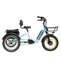 48V 14Ah 750W Foldable Fat Tire Electric Trike, 330-Lb. Capacity