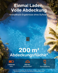 (2026 Neu) Gosvor Poolroboter Wand und Boden, Wasserlinie, Flachzone 4-in-1, Bis zu 200 Min. Laufzeit, Leichtgewicht 6,9 KG, 3μm Ultrafeiner Filter,
