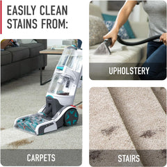 Automatic Carpet Cleaner Machine for Carpet and Upholstery, Deep Cleaning Shampooer, Turquoise