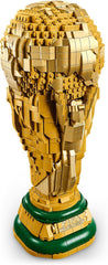 Editions Trofeo Oficial de la Copa Mundial de la FIFA - Trofeo de Juguete - Maqueta 3D con Minifigura Coleccionable - Regalo de Fútbol para Niños y