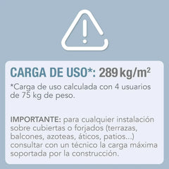 Intex SPA Hinchable 4 Personas Bubble Massage Navy (55084)