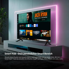 DYON ULTIMAX 40F-TI - 40 Zoll (100 cm) Full-HD Smart TV mit Tizen OS, Triple Tuner (DVB-C/-S2/-T2), Smart & Gaming Hub, Prime Video, Netflix, Disney+