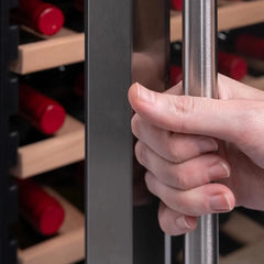 Cecotec Vinoteca 34 botellas Bolero grandsommelier 34030 inox compressor, 80 L, Enfriamiento por compresor, Temperatura regulable de 5 a 18oC, Control