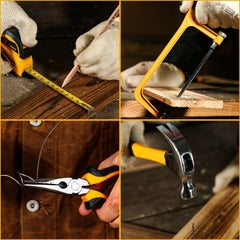 Home Mechanic Tool Kit with Toolbox and 12V Cordless Drill