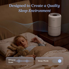 Air Purifier for Home, Compact Air Cleaner for Allergens, Dust, Pet Dander and Odors