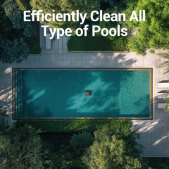 Cordless Robotic Pool Cleaner, Automatic Wall Climbing Pool Vacuum for Swimming Pool Cleaning