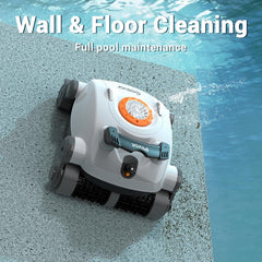 Cordless Robotic Pool Cleaner, Automatic Wall Climbing Pool Vacuum for Swimming Pool Cleaning