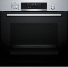 Bosch - Horno multifunción pirolítico, 60 cm. de ancho, Serie 6, Home Connect, 3D Hotair, Autolimpieza, Mandos ocultables, Nergo, HBG578ES7