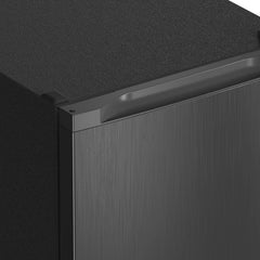 Congelador vertical independiente CHiQ, 145L de capacidad, congelación rápida, termostato ajustable, silencioso, puerta reversible, negro,