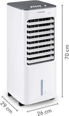 TROTEC PAE 21 Aircooler, mobiles 3 in 1 Klimagerät, Luftkühler, Lufterfrischer, Ventilator (3 Gebläsestufen, leise, Swing-Funktion)