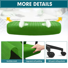 Ergonomic Mesh Office Chair with Lumbar Support, Breathable Computer Desk Chair