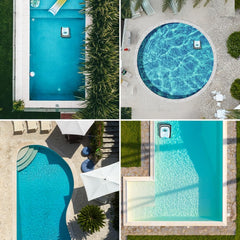 Cecotec Robot Limpiapiscinas para Fondos, Paredes y Línea de Flotación Conga Pooldroid 5000 TotalClean Pearl. Superficies 100m2, Pendiente Máx 90o,