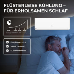 Kältebringer A+++ R290 Split Klimaanlage 12000 BTU (3,7 kW) - mit Heizfunktion, WiFi & App, bis 60m², sehr leise, 5m Kupferleitung, Kältemittel R290,
