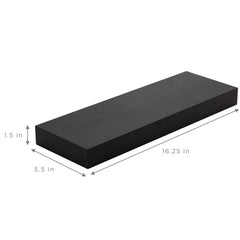 16 Inch Floating Wall Shelves, 3 Pack Farmhouse Hanging Display and Storage Shelves