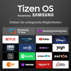 DYON ULTIMAX 40F-TI - 40 Zoll (100 cm) Full-HD Smart TV mit Tizen OS, Triple Tuner (DVB-C/-S2/-T2), Smart & Gaming Hub, Prime Video, Netflix, Disney+