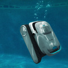 Cecotec Robot Limpiapiscinas para Fondos, Paredes y Línea de Flotación Conga Pooldroid 5000 TotalClean Pearl. Superficies 100m2, Pendiente Máx 90o,