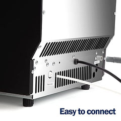 EUHOMY Commercial Ice Maker Machine, 100lbs/24H Stainless Steel Under Counter