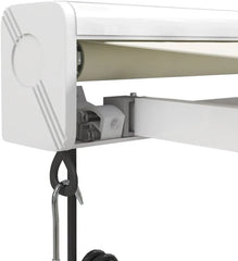 Toldo Articulado Eléctrico con Mando a Distancia, Toldo Retráctil 4x3 m, Toldo Exterior Enrollable, Toldo con Abrazadera, Toldo Motorizado Incluye