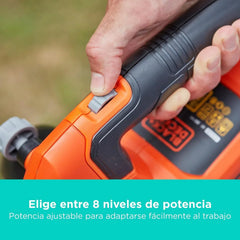 BLACK+DECKER Sopladora, aspiradora y trituradora de Hojas sin Cable de 36v, con Bolsa de recolección de 45L y batería de Litio de 2.5Ah, BCBLV3625L1-