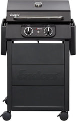 Enders Elektrogrill eCRAVE 2, mit Gussrost, Grillwagen mit viel Stauraum, SIMPLE CLEAN Reinigungssystem, 2 leistungsstarke Heizelemente, formstabile