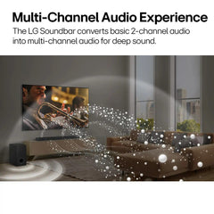 5.1.1-Channel Home Theater Soundbar with Wireless Subwoofer and Rear Speakers, Dolby Atmos Surround Sound, Black