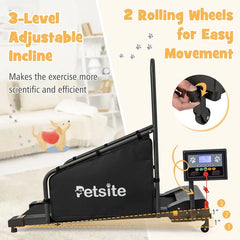 200 Lbs Dog Treadmill Pet Running Machine Indoor Pet Exercise Equipment With Remote Amp 14039039 Lcd Screen
