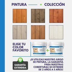 TIMBELA Caseta de jardín de Madera de 6 m2 - Cobertizo Jardin Exterior con Suelo, Ventana, Puerta Doble - Cabaña de jardín para Trabajar en casa - con
