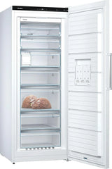 Bosch GSN54AWCV Serie 6 - Congelador XXL (176 x 70 cm, extra ancho, 327 L, NoFrost nunca más descongelar, iluminación LED uniforme, espacio para