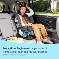 4Ever DLX 4-in-1 Car Seat, Charlie | Infant to Toddler Car Seat, with 10 Years of Use | Rear-Facing, Forward-Facing and Booster Modes | Safe, Comfortable and Convenient