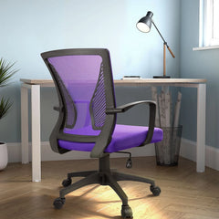 Ergonomic Mesh Office Chair with Lumbar Support, Breathable Computer Desk Chair
