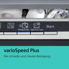 Siemens SX95EX12CE, iQ500 Smarter Geschirrspüler, Vollintegrierte Spülmaschine, 60 cm, Made in Germany, XXL, Besteckschublade, Extra leise, varioSpeed