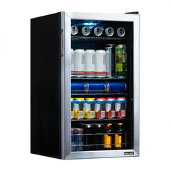 2026 Newair Refrigerador de Bebidas Independiente de Acero Inoxidable – 126 Latas – 18,9"