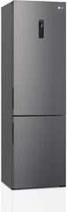 LG GBP61DSXGC - Frigorífico Combi No Frost, Congelador, Compresor Smart Inverter, Color Inox Antihuellas, 186 cm, 341 l