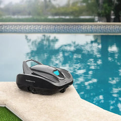 Cecotec Robot Limpiafondos Piscina sin Cable Conga Pooldroid 2000 FloorMaster. Autonomía 100mins, Piscina sin Pendientes, hasta 80m2, Profundidad