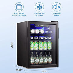 Antarctic Star Mini Fridge-95 Can Beverage Refrigerator