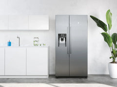 Balay - Frigorífico Americano XXL, NoFrost, Dispensador de Agua y Hielo, Cajones Fresh, Acero Inoxidable, 3FAE494XE