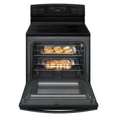 4.8 cu. ft. Electric Range in Stainless Steel Black