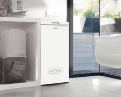 Edesa Congelador Horizontal EZH-0611, Altura 0.84 m, Termostato Ajustable, Fácil Limpieza, Alarma Integrada, Bajo Nivel Sonoro, Gran Capacidad 59 l,