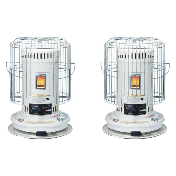 23,500 BTU Indoor/Outdoor Convection Kerosene Heater – 2-Pack, Portable Space Heater
