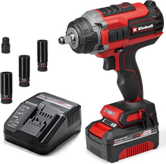 Einhell Professional Akku-Schlagschrauber IMPAXXO 18/450 (1x4,0Ah) Power X-Change (18 V, 450 Nm, Brushless, Außenvierkant-Aufnahme, inkl. 4 Ah Akku,