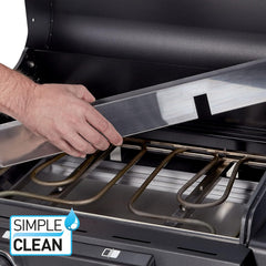Enders Elektrogrill eCRAVE 2, mit Gussrost, Grillwagen mit viel Stauraum, SIMPLE CLEAN Reinigungssystem, 2 leistungsstarke Heizelemente, formstabile