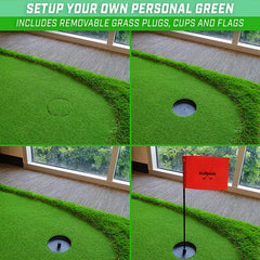 12'x5' Golf Putting Green for Indoor & Outdoor Putting Practice