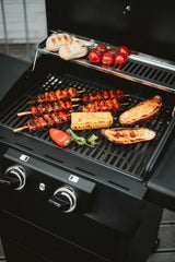 Enders Elektrogrill eCRAVE 2, mit Gussrost, Grillwagen mit viel Stauraum, SIMPLE CLEAN Reinigungssystem, 2 leistungsstarke Heizelemente, formstabile