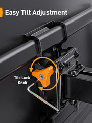Full Motion TV Wall Mount for 42-85 Inch TVs, Adjustable Swivel Tilt Bracket for Flat Screen Televisions