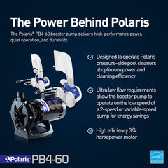 Polaris Booster Pump with 60-Hertz Motor