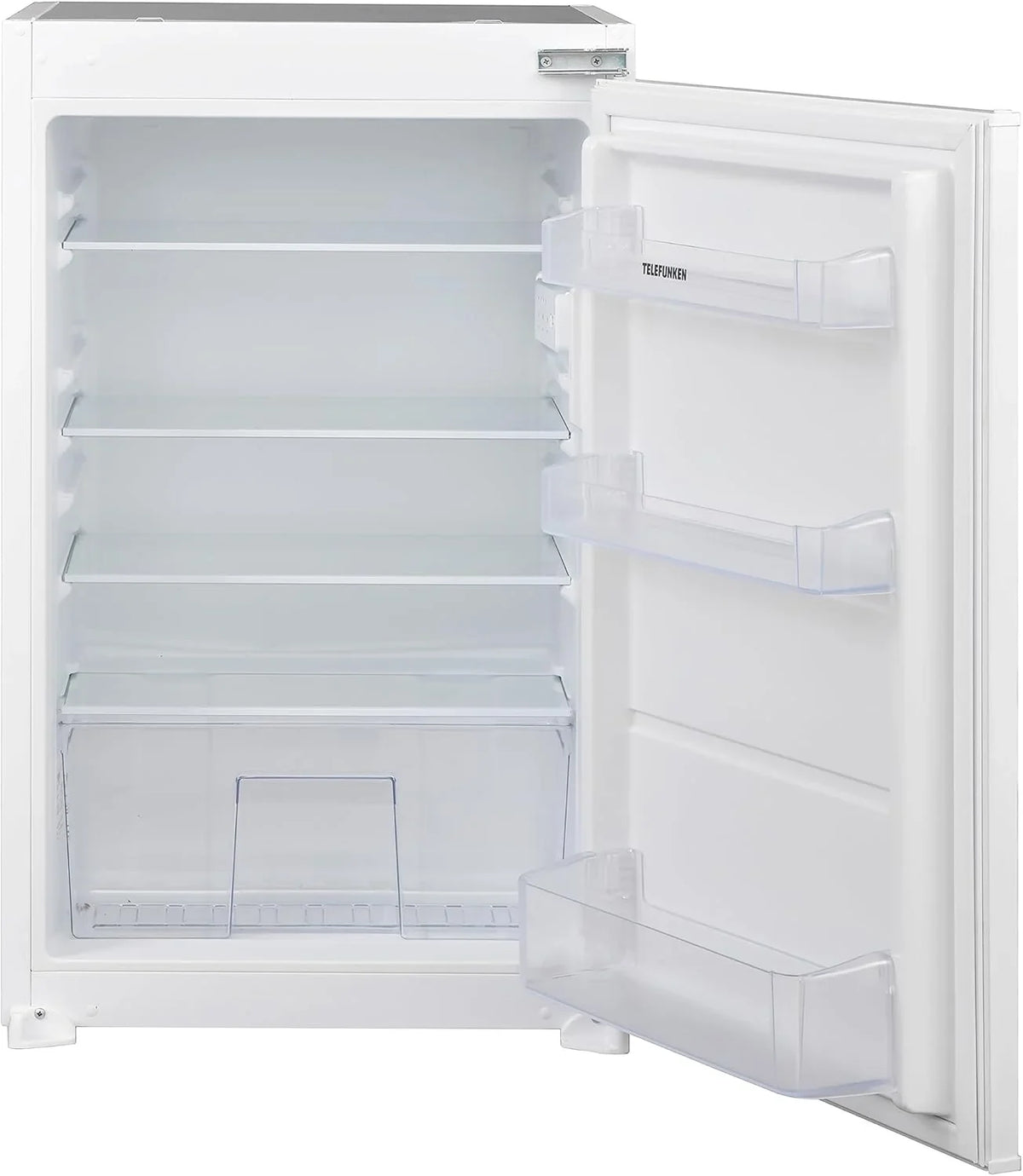 TELEFUNKEN EK88S134E Einbaukühlschrank ohne Gefrierfach 88cm Nische Schlepptür-Technik 126 Liter Nutzinhalt Temperaturregelung Weiß